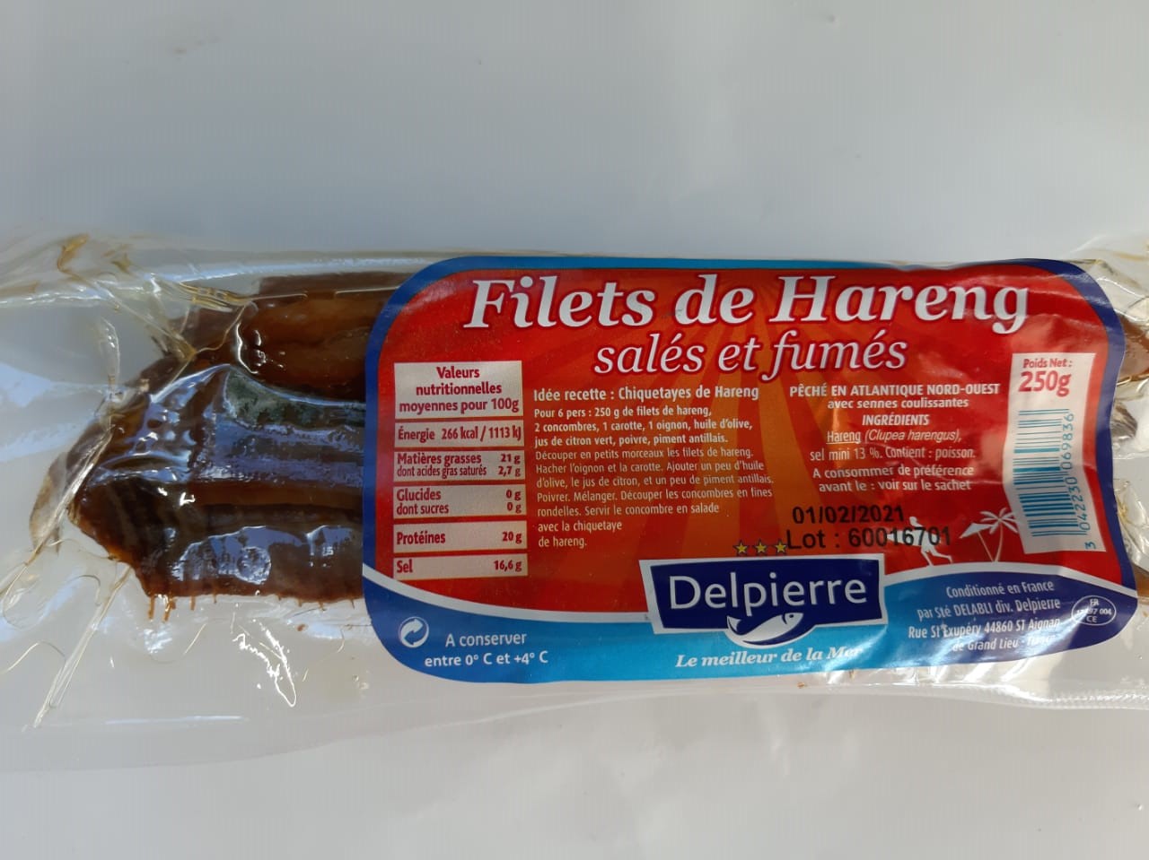 Filets hareng fumés - Frecinette